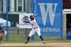 Baseball vs CGA  Wheaton College Baseball vs Coast Guard Academy during game two of the NEWMAC semi-finals playoffs. - (Photo by Keith Nordstrom) : Wheaton, baseball, NEWMAC